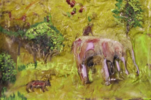 d&eacute;tail triptyque 