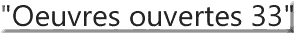 oeuvres ouvertes